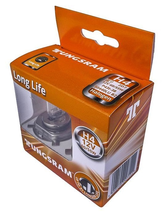 Set 2 Buc Bec Tungsram H4 12V 60/55W P43T Long Life BL1427