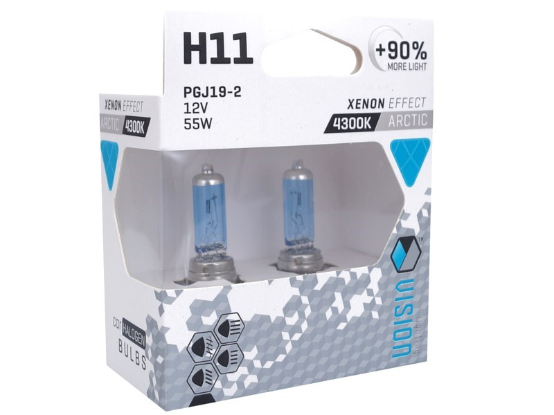 Set 2 Buc Bec Vision H11 12V 55W Pgj19-2 U E4 Alb Arctic +90% 58861
