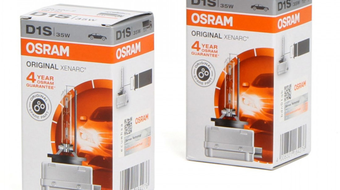 Set 2 Buc Bec Xenon Osram D1S Original Xenarc 85V 35W PK32d-2 66140