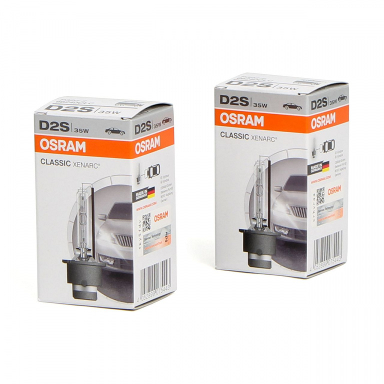 Set 2 Buc Bec Xenon Osram D2S 85V 35W 4150K P32D-2 Classic Xenarc 66240CLC
