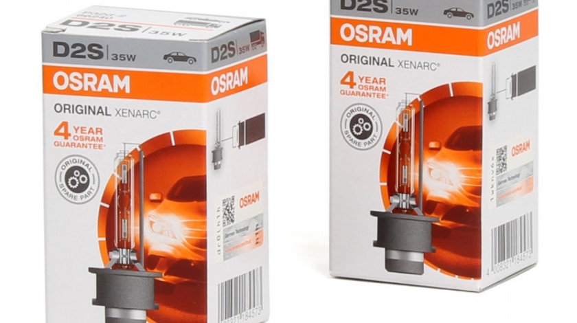 Set 2 Buc Bec Xenon Osram D2S Original 85V 35W P32d-2 66240