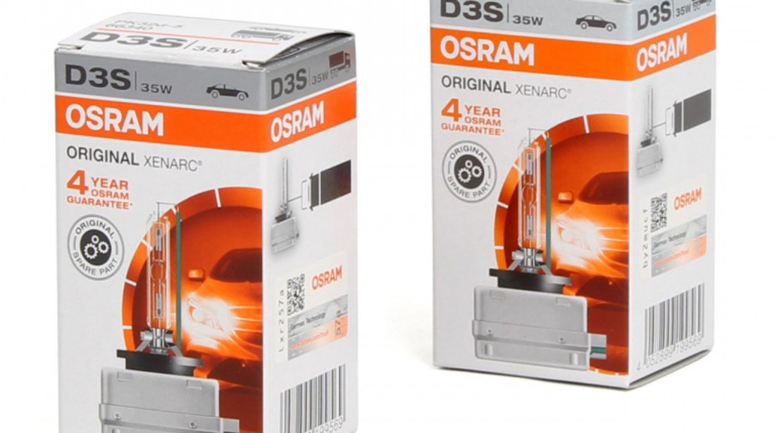 Set 2 Buc Bec Xenon Osram D3S Original Xenarc 6000K 35W 66340