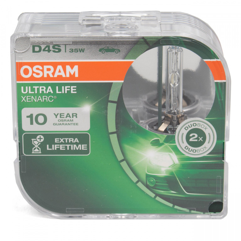 Set 2 Buc Bec Xenon Osram D4S 42V 35W 4350K P32d-5 Ultra Life Xenarc 66440ULT-HCB