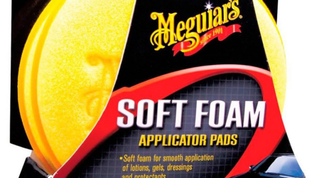 Set 2 Buc Burete Aplicator Ceara &amp; Sealant Meguiar's Soft Foam 4&quot; X3070