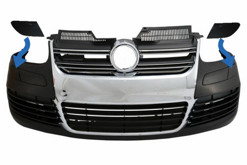 Set 2 Buc Capace Spalator Far Dreapta + Stanga Bara Fata Compatibil Cu Volkswagen Golf 5 2003-2007 R...