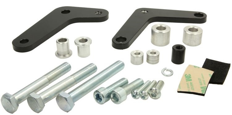 Set 2 Buc Capete Crash Pad Moto Rdmoto Negru RDM-H4