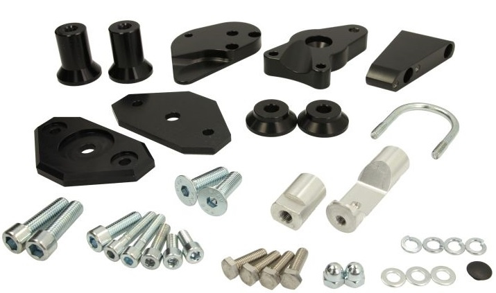 Set 2 Buc Capete Crash Pad Moto Rdmoto Negru Suzuki GSF 1250 2007-2017 RDM-S27SD