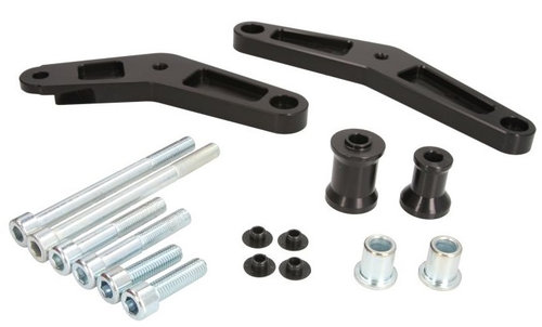 Set 2 Buc Capete Crash Pad Moto Rdmoto Negru Triumph Street Triple 675 2007-2012 RDM-T4