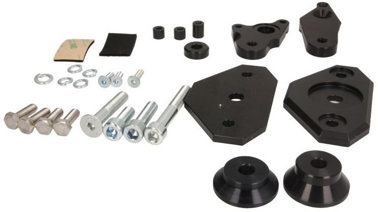 Set 2 Buc Capete Crash Pad Moto Rdmoto Negru Kawasaki ZX-6R 600 2009-2012 RDM-K25SD