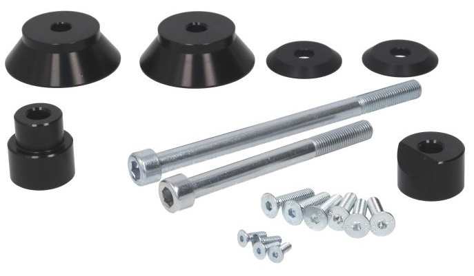 Set 2 Buc Capete Crash Pad Moto Rdmoto Negru Suzuki SV 650 2003-2006 RDM-S3S