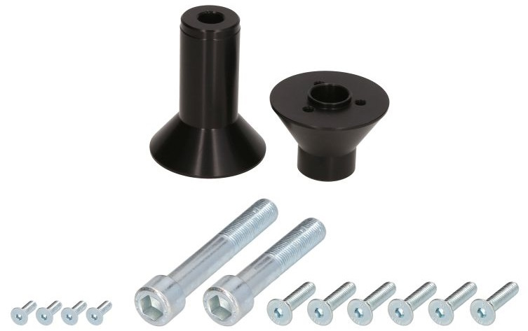 Set 2 Buc Capete Crash Pad Moto Rdmoto Negru Yamaha MT-10 1000 2016-2016 RDM-Y41S