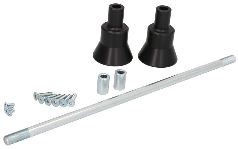 Set 2 Buc Capete Crash Pad Moto Rdmoto Negru Suzuki SFV 650 2009-2016 RDM-S30S
