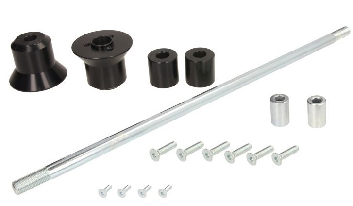 Set 2 Buc Capete Crash Pad Moto Rdmoto Negru Suzuki DL 650 2007-2011 RDM-S25S