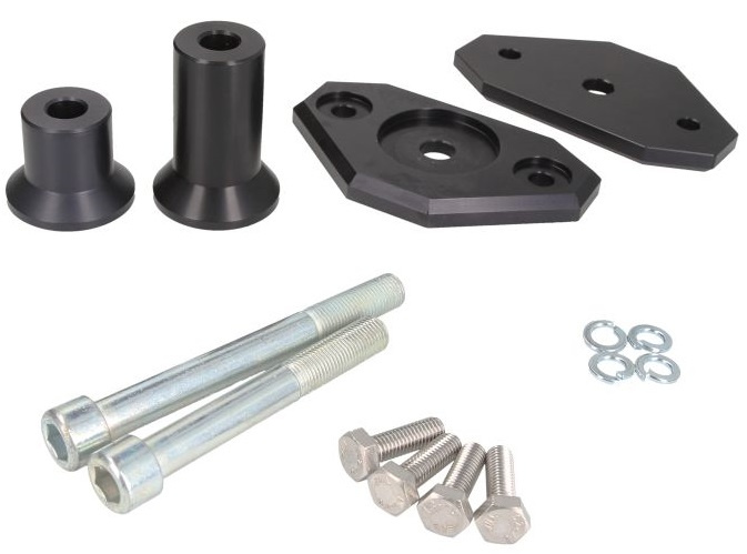 Set 2 Buc Capete Crash Pad Moto Rdmoto Negru Yamaha YZF-R1 1000 2015-2017 RDM-Y36SD