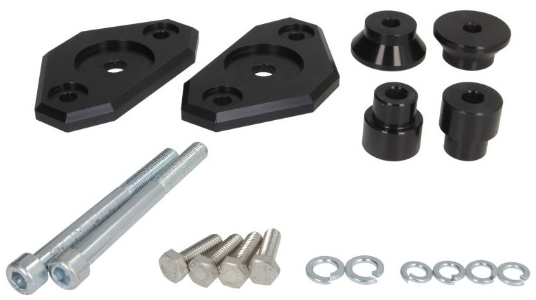 Set 2 Buc Capete Crash Pad Moto Rdmoto Negru Yamaha FZ1 1000 2006-2015 RDM-Y14SD