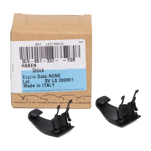Set 2 Buc Carlig Jaluzea Usa Spate Oe Volkswagen Passat B7 2010-2014 Negru 3C98613371QB