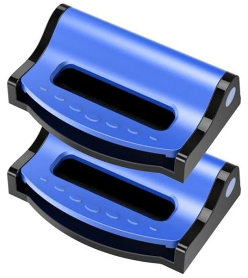 Set 2 Buc Cleme Antisifonare Pentru Centura Siguranta, Albastru RAZ274