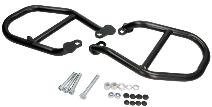 Set 2 Buc Crash Pad Moto Rdmoto Negru Honda CBF 600 2008-2012 RDM-CF63KD