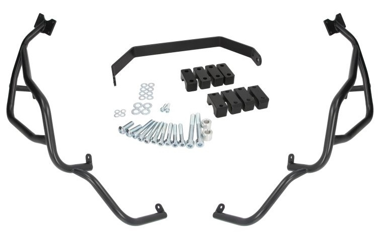 Set 2 Buc Crash Pad Moto Rdmoto Negru Ktm Adventure 1050 2015-2016 RDM-CF56KD