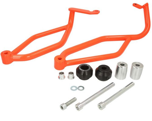 Set 2 Buc Crash Pad Moto Rdmoto Rosu RDM-CF58R
