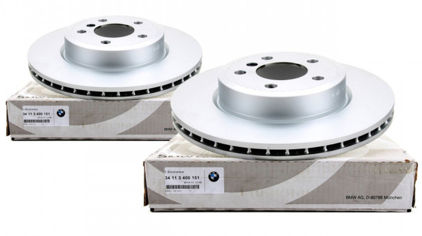 Set 2 Buc Disc Frana Fata Oe Bmw X3 E83 2003-2011 2.0-3.0si 2.0-3.0 d 34113400151