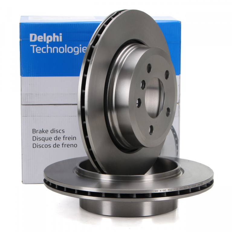 Set 2 Buc Disc Frana Spate Delphi Bmw X3 E83 2003-2011 BG3943
