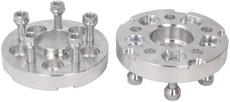 Set 2 Buc Distantiere Jante Cns 5x100 25mm 56,1mm Argintiu A-561-25-5-100