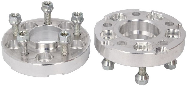 Set 2 Buc Distantiere Jante Cns 5x108 25mm 63,3mm Argintiu A-634-25-5-108-M12