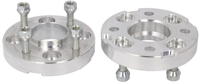 Set 2 Buc Distantiere Jante Cns 5x108 25mm 63,3mm Argintiu A-634-25-4-108-M12