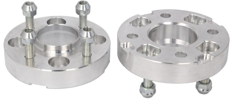 Set 2 Buc Distantiere Jante Cns 5x108 30mm 63,3mm Argintiu A-634-30-4-108-M12
