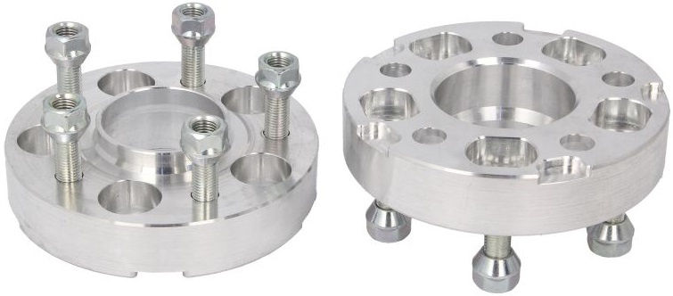 Set 2 Buc Distantiere Jante Cns 5x108 30mm 63,3mm Argintiu A-634-30-5-108-M12