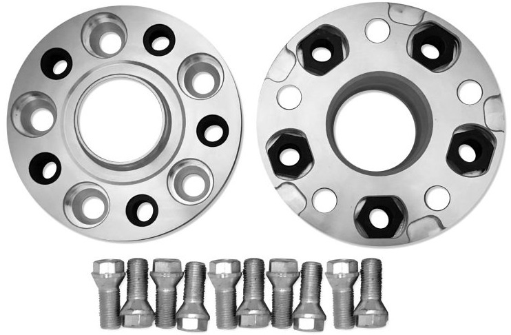 Set 2 Buc Distantiere Jante Cns 5x112 25mm 57,1mm Argintiu A-571-25-5-112