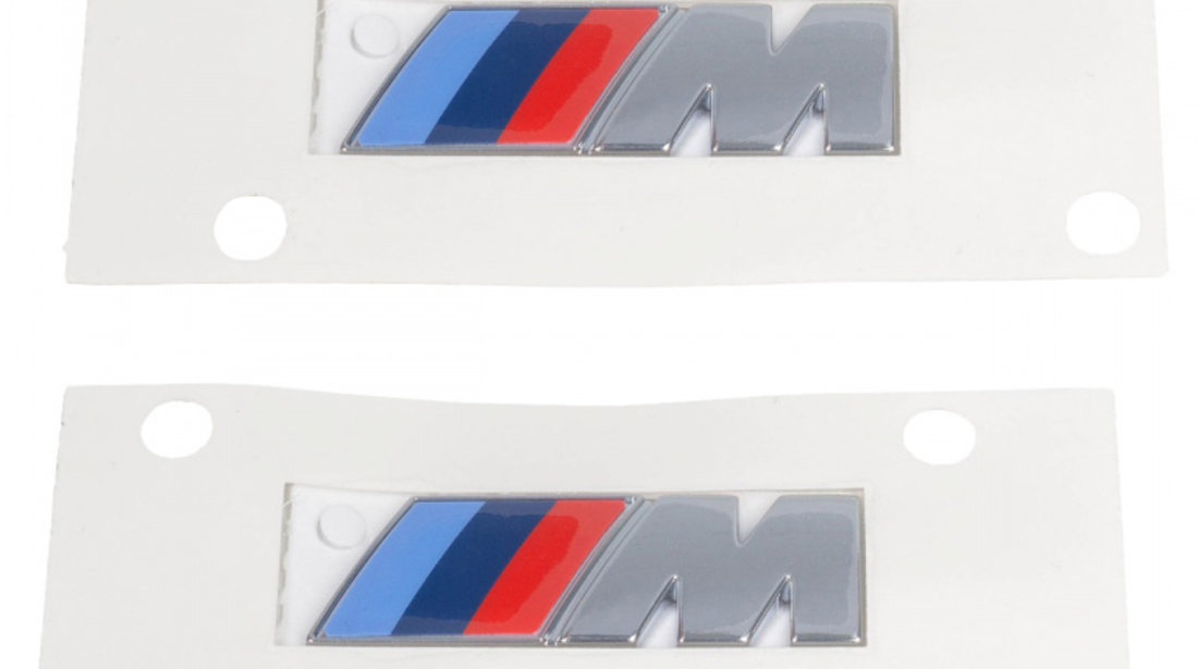 Set 2 Buc Emblema Aripa Laterala Fata Oe Bmw Seria 4 F32 2013→ M 45x15mm 51148058881