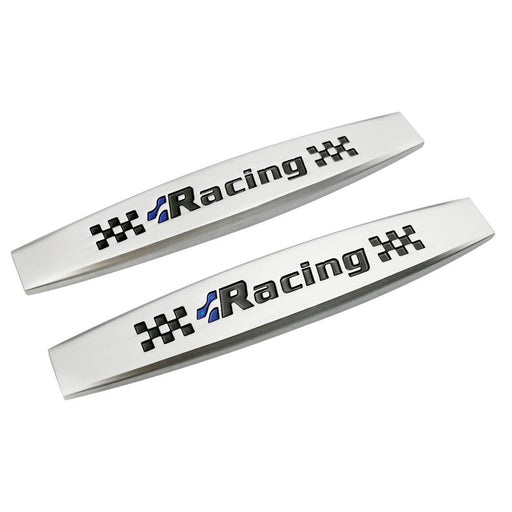 Set 2 Buc Embleme Auto Metalice Autoadezive Racing Crom AVX-T061023-6