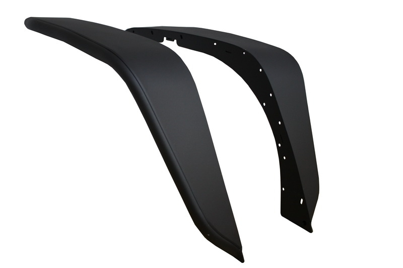 Set 2 Buc Extensii Aripi Overfendere Din Otel Fata Dreapta + Stanga Compatibil Cu Jeep Wrangler Rubicon JK 2007-2017 FFJEWJKF