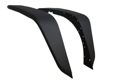 Set 2 Buc Extensii Aripi Overfendere Din Otel Fata Dreapta + Stanga Compatibil Cu Jeep Wrangler Rubi...