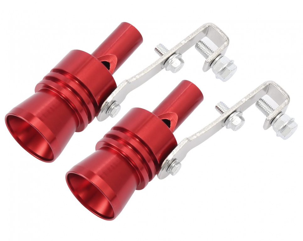 Set 2 Buc Fluier Toba Marime M Pentru Motor Intre 1600 - 2000 cc M Rosu 8054