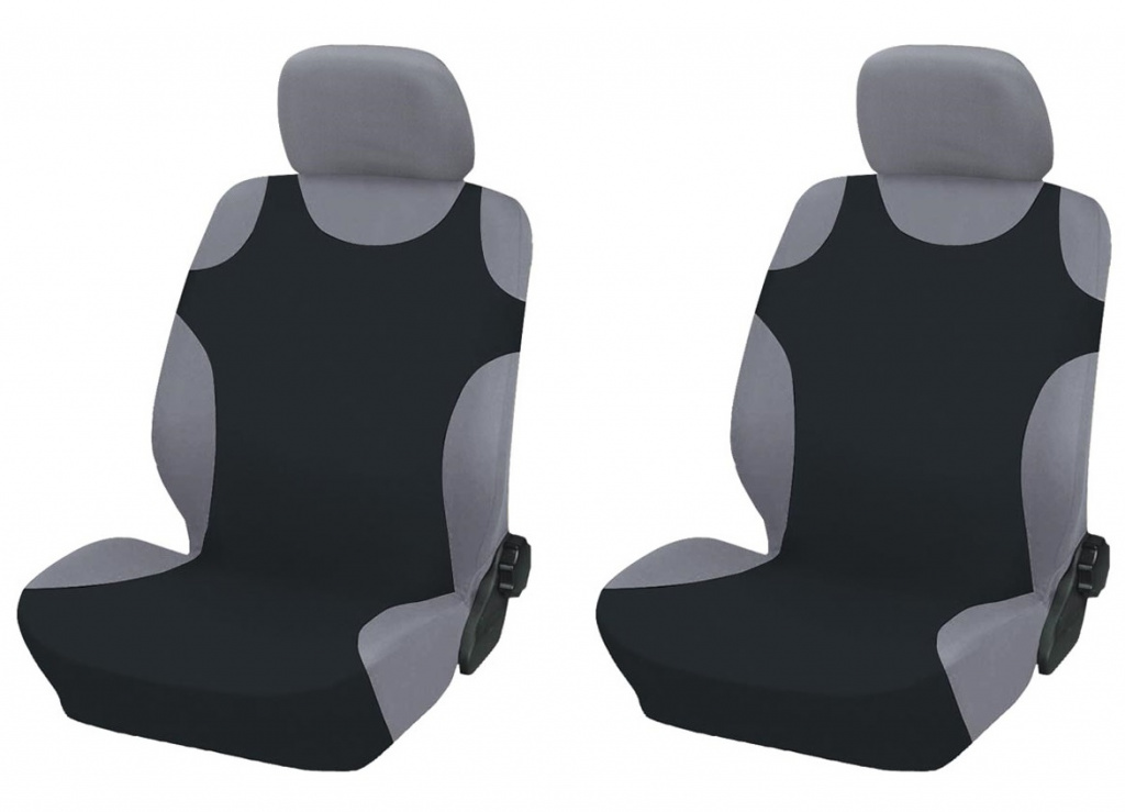 Set 2 Buc Huse Maieu Scaun Bumbac Amio Negru SE87266