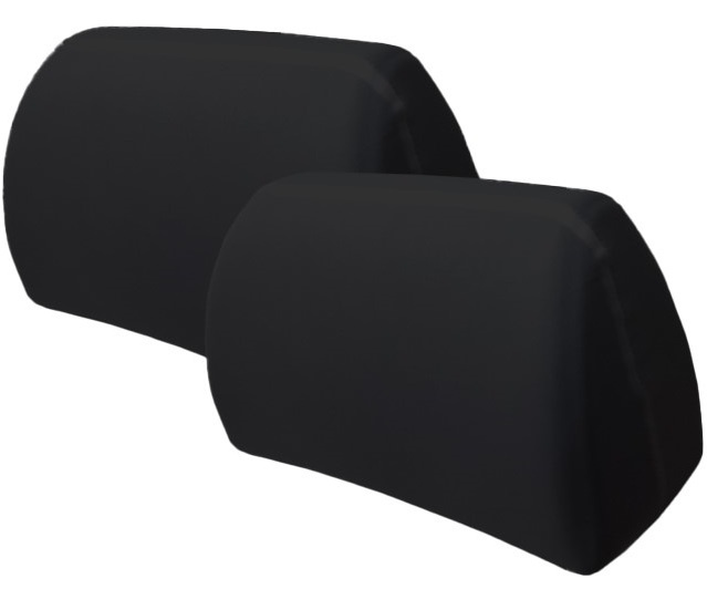 Set 2 Buc Huse Tetiere Carmotion Negru 86384
