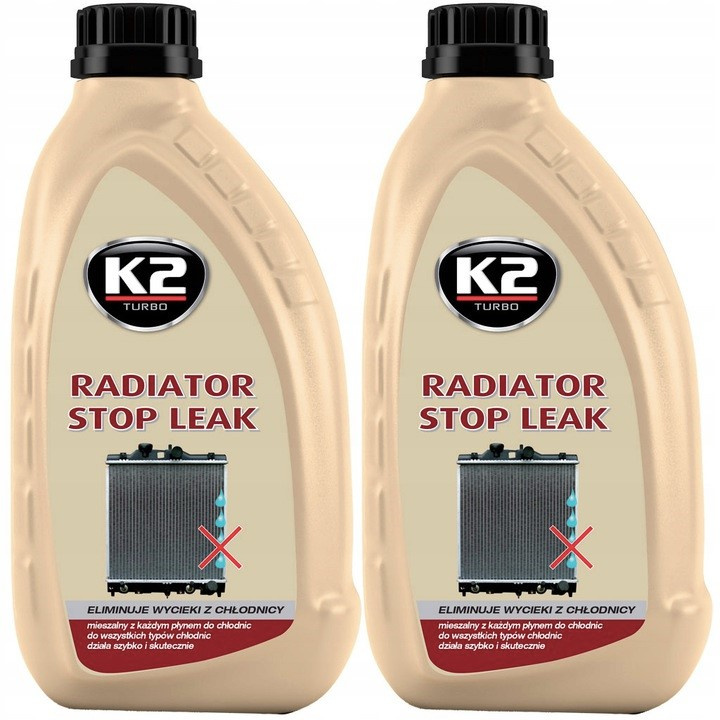 Set 2 Buc K2 Radiator Stop Leak Solutie Lipit Radiator 400ML T231