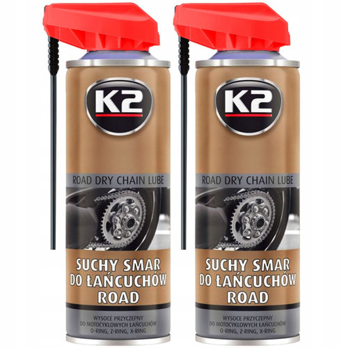Set 2 Buc K2 Spray Lubrifiant Lant Chain Lube Off Road 500ML W140