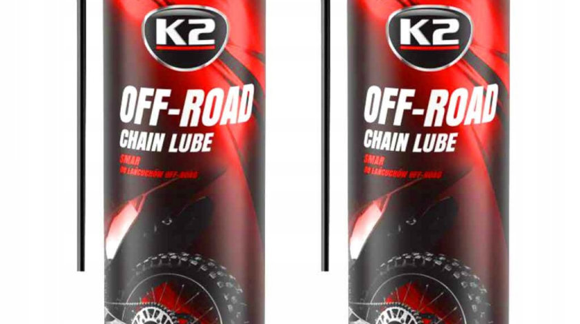 Set 2 Buc K2 Spray Lubrifiant Lant Chain Lube Off Road 500ML W140NM