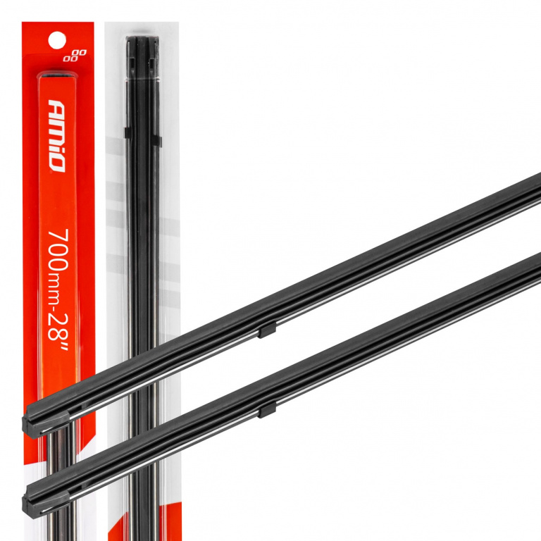 Set 2 Buc Lame Stergator Parbriz Amio 70CM 700MM 28&quot; 01343