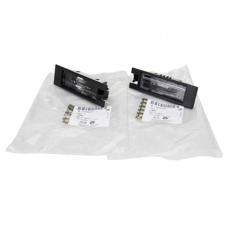 Set 2 Buc Lampa Numar Inmatriculare Oe Opel Astra H 2004-2014 Combi 13155653