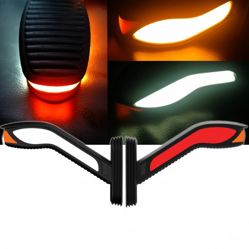 Set 2 Buc Lampi Gabarit Dreapta / Stanga &quot;Cobra&quot; Cu Semnalizator, Efect Neon, Marcaje Late...