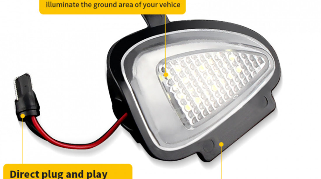 Set 2 Buc Lampi Led Oglinda Undermirror Volkswagen Golf 6 2008-2013 BTLL-058 611947