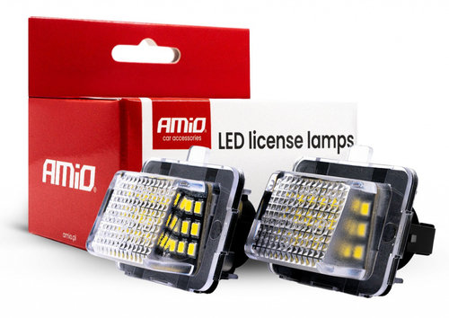 Set 2 Buc Lampi Numar Inmatriculare Fumuri Led Amio Mercedes-Benz E-Class S212 2009-2012 CLP08 04547