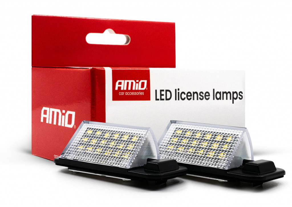 Set 2 Buc Lampi Numar Inmatriculare Led Amio Bmw Seria 3 E36 1992-1998 CLP19 04562