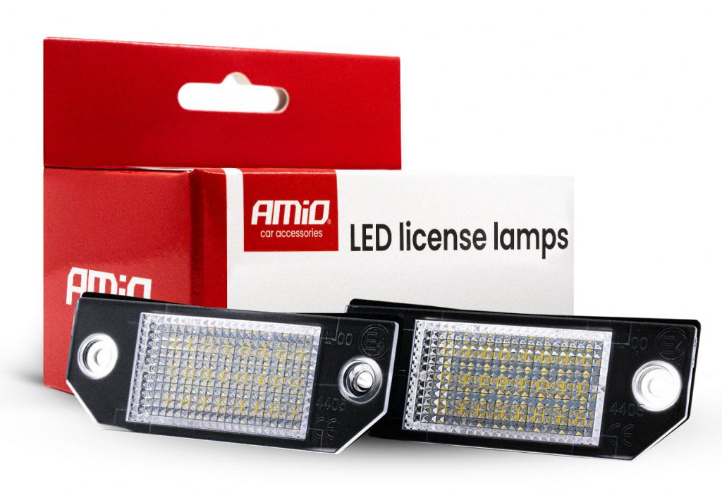 Set 2 Buc Lampi Numar Inmatriculare Led Amio Ford C-Max 2 2003-2010 CLP26 04552