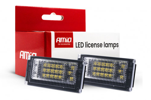 Set 2 Buc Lampi Numar Inmatriculare Led Amio Mini Cooper R53 2002-2006 CLP14 04557